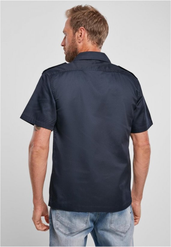 Modrá pánska košeľa Brandit Short Sleeves US Shirt