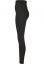 Čierne dámske legíny Urban Classics High Waist Leggings