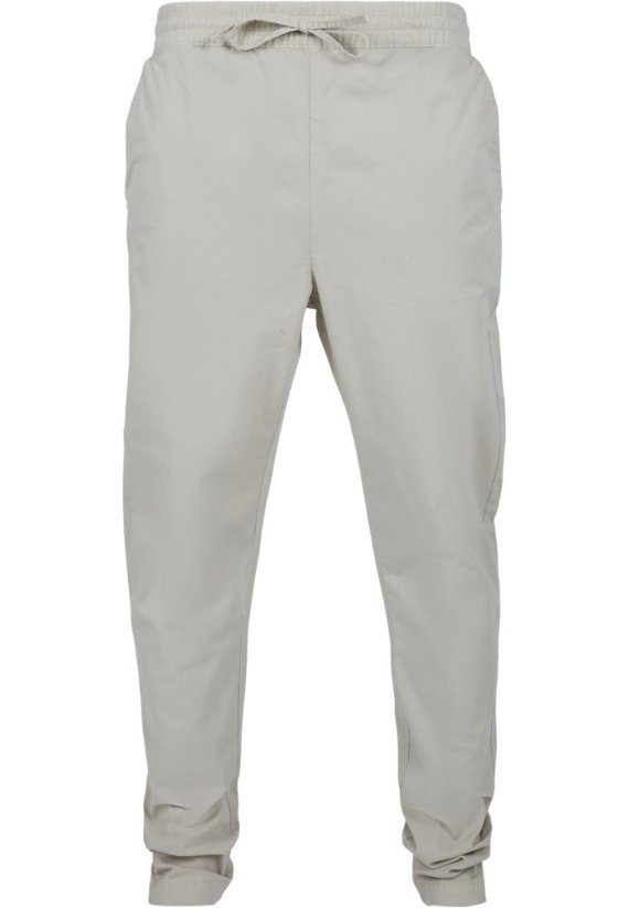 Tapered Cotton Jogger Pants concrete M