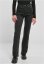 Tmavé dámské džíny Urban Classics Highwaist Straight Slit