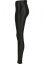 Černé dámské legíny Urban Classics Highwaist Shiny Metalic