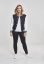 Bunda Urban Classics Ladies 2-tone College Sweatjacket - blk/wht