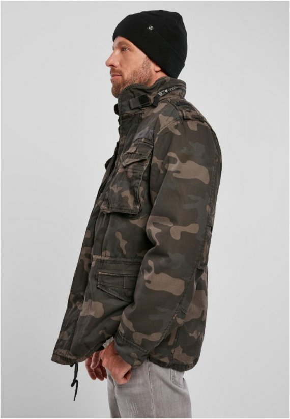 Pánská zimní bunda Brandit M-65 Giant Jacket - tmavě maskáčová