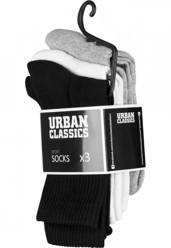 Sport Socks 3-Pack - black
