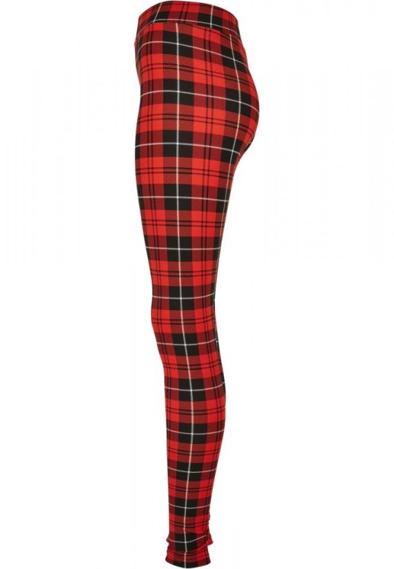 Ladies Soft AOP Leggings - redcheck