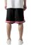 Stripes Mesh Shorts - blkredwht