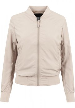 Dámská jarní/podzimní bomber bunda Urban Classics - béžová