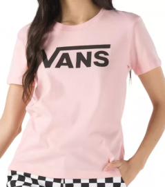 Koszulka Vans Flying V Crew powder pink