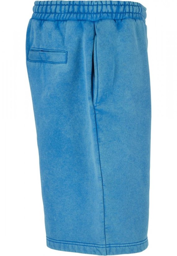 Heavy Stone Washed Sweat Shorts - royal