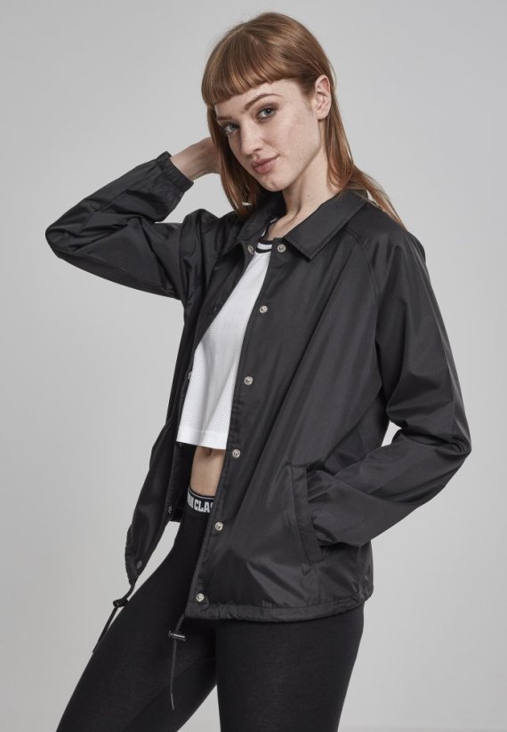 Bunda Urban Classics Ladies Coach Jacket - black