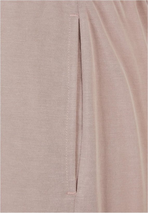 Ladies Long Sleevless Modal Jumpsuit - duskrose