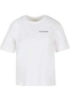 Sweet Blossom And Beauty Tee black L - white