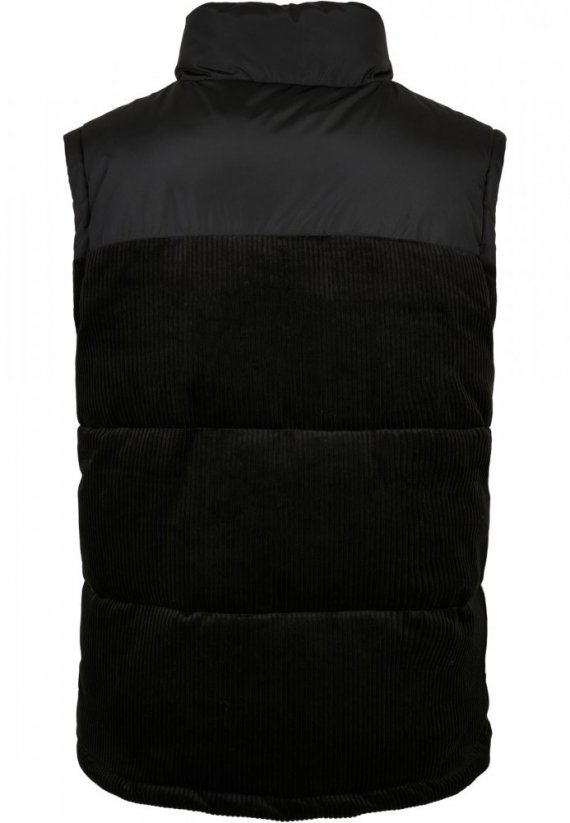 Cord Vest - black