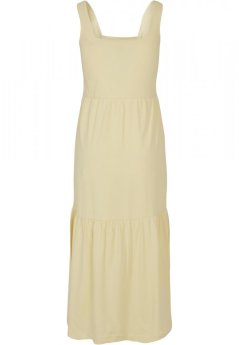 Dámské šaty Urban Classics Ladies 7/8 Length Valance Summer - žluté