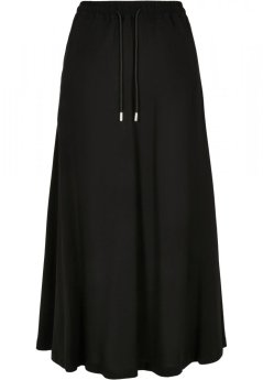Ladies Viscose Midi Skirt - black