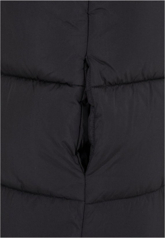 Černá dámská vesta Urban Classics Long Puffer