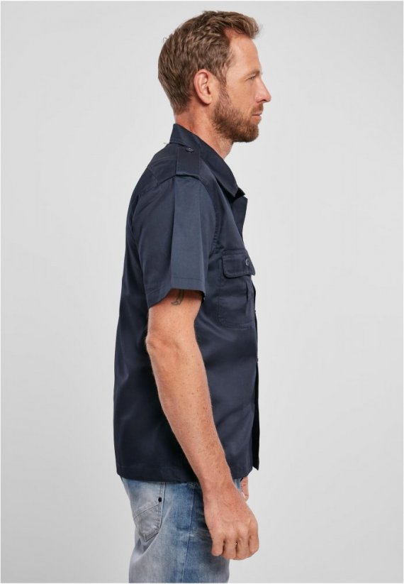 Pánská košile Brandit Short Sleeves US Shirt - modrá