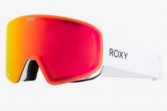 Dámske snowboardové okuliare Roxy Feelin ML S3 - biele, červené