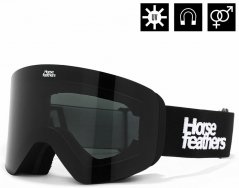 Snowboardové okuliare Horsefeathers Colt - čierne