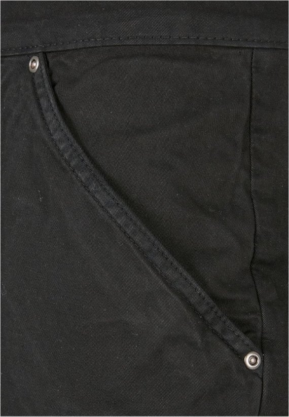 Double Knee Carpenter Shorts - black