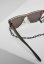 103 Chain Sunglasses - black/gold mirror