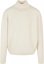 Pánsky sveter Urban Classics Oversized Roll Neck Sweater - biely