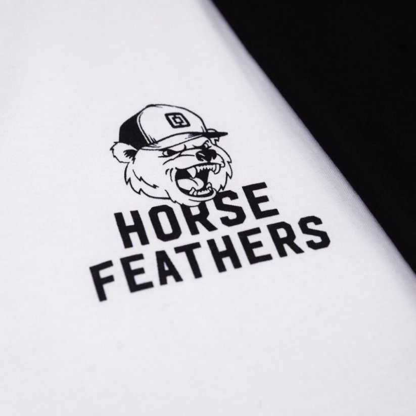T-Shirt Horsefeathers Varsity Raglan LS white