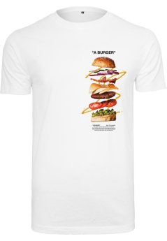 A Burger Tee  - white