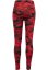 Ladies Camo Leggings - red camo