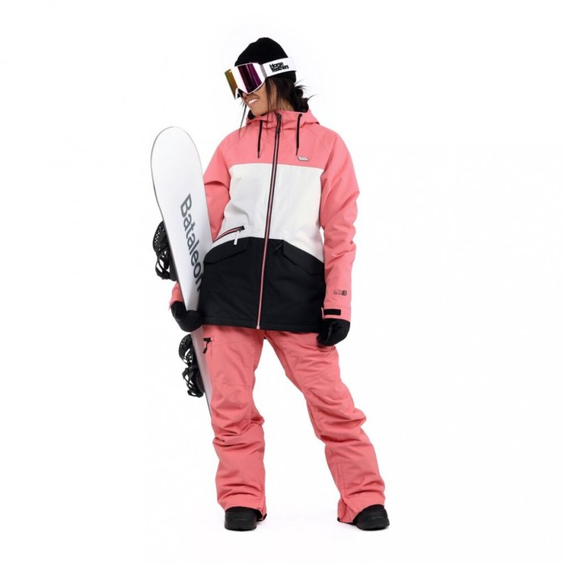 Damska zimowa snowboardowa kurtka Horsefeathers Arianna - różowa