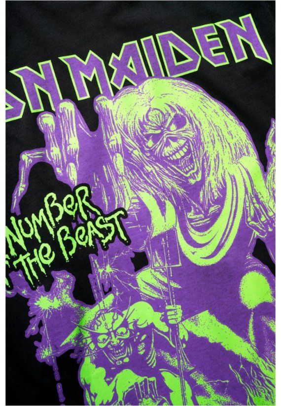 T-shirt męski Iron Maiden NOTB (glow in the dark pigment) - czarny