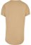 Long Shaped Turnup Tee - unionbeige