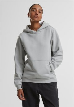 Ladies Fluffy Hoody - lightasphalt