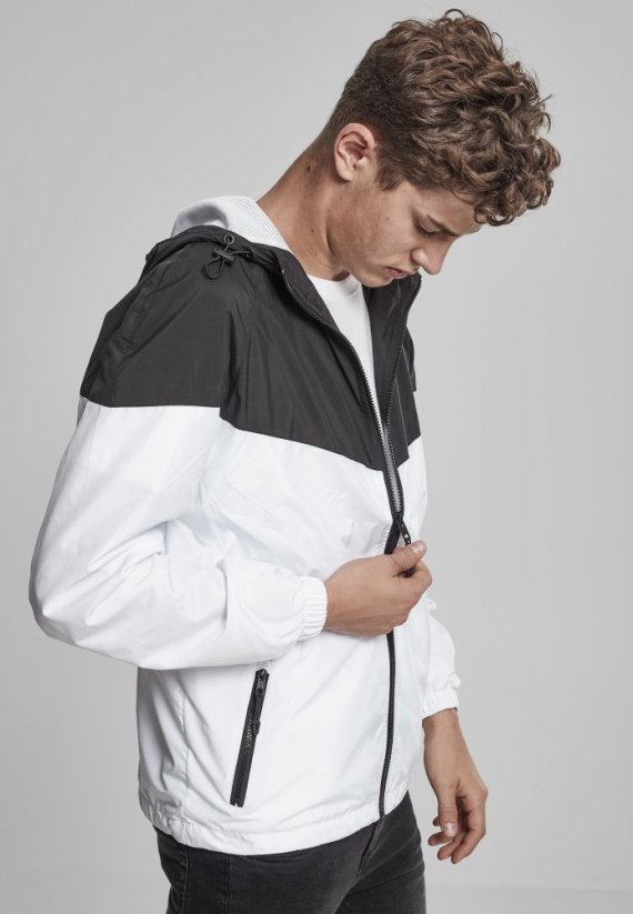 2-Tone Tech Windrunner - blk/wht