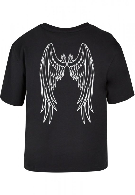 Angel Wings Tee - black - Veľkosť: S