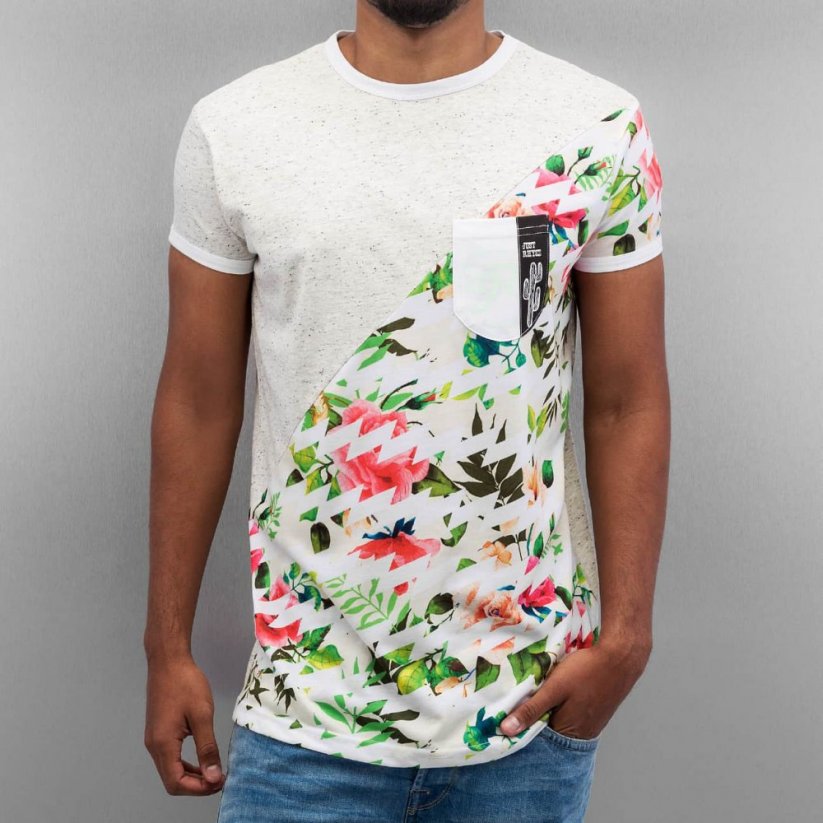Just Rhyse / T-Shirt Floral in grey