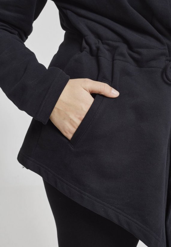 Bluza Urban Classics Ladies Hooded Sweat Cardigan - black