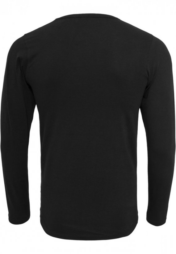 T-shirt Urban Classics Fitted Stretch L/S Tee - black