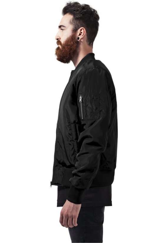 Pánská bomber bunda Urban Classics 2-Tone - černá
