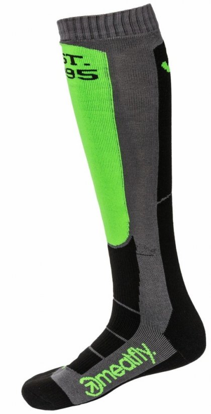 Snb skarpetki Meatfly Leeway Snb Socks safety green/grey