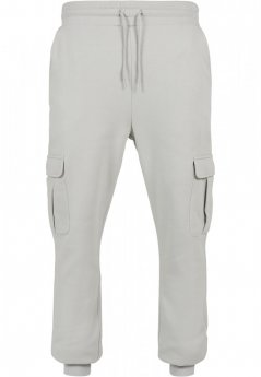 Męskie spodnie dresowe Urban Classics Cargo Sweatpants - białe