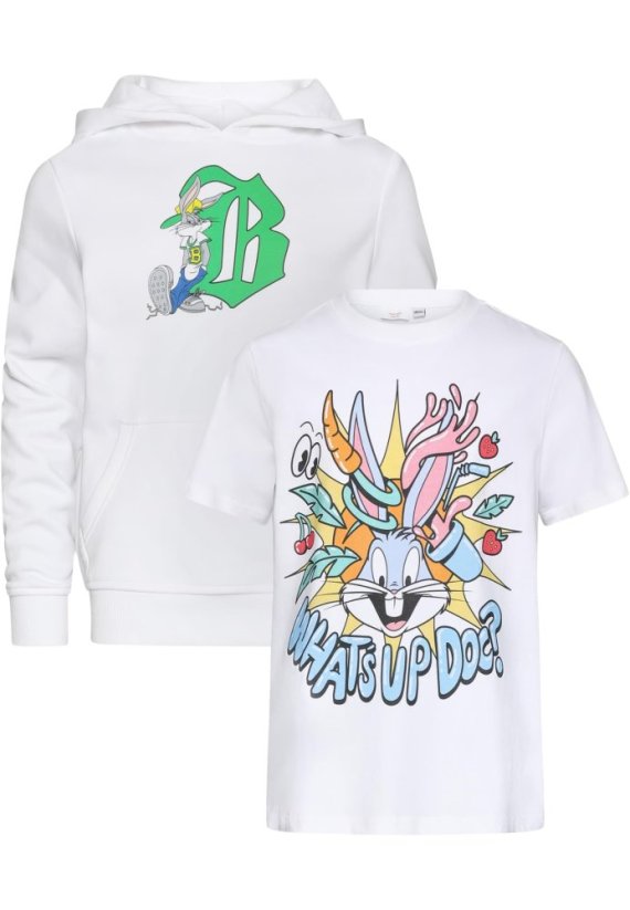 T-Shirt & Hoody 2 Pack - Bugs Bunny white+white 122/128