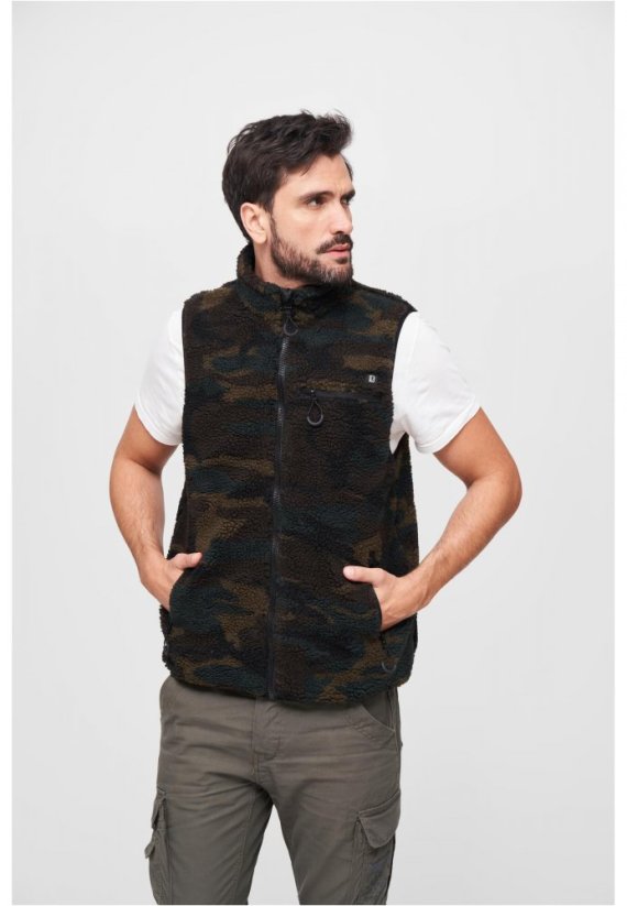 Teddyfleece Vest Men - woodland