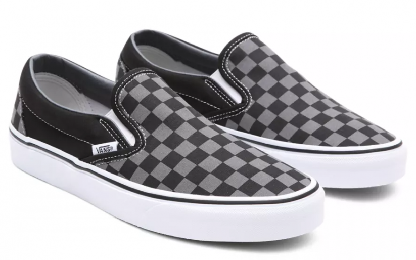 Topánky Vans Classic Slip-On black/pewter checkerboard