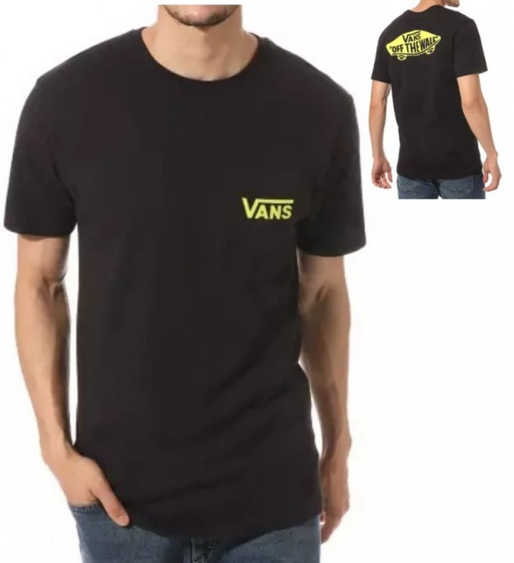 T-Shirt Vans OTW Classic black/sulphur spring