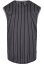 Striped Mesh Tanktop white/black XXL - black/white