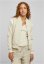 Ladies Inset College Sweat Jacket - softseagrass/white