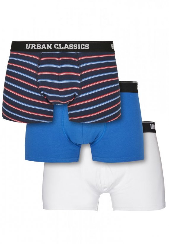 Boxer Shorts 3-Pack - neon stripe aop+boxer blue+wht