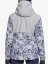 Bunda Roxy Jetty 3v1 heather grey botanical flowers