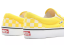 Boty Vans Classic Slip-On checkerboard cyber yelow/true white